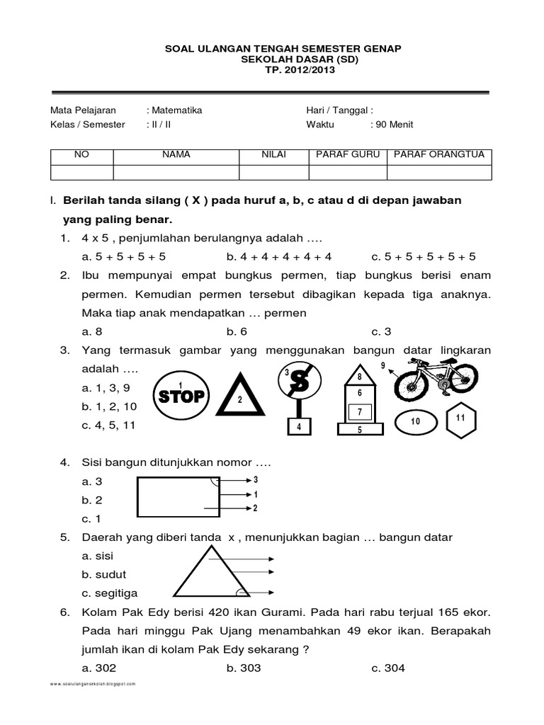 5 Rahasia Latihan Soal Ujian Matematika Kelas 2 SD yang Terbukti Bikin Anak Cepat Paham