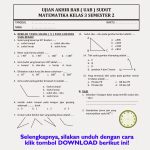 50 Latihan Soal Matematika Semester 2 Kelas 3 yang Sering Keluar Saat Ujian Akhir Tahun