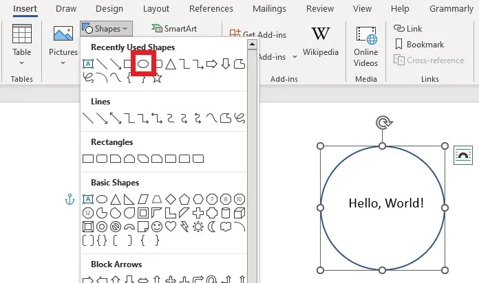 Terbaru Cara Melingkari Sesuatu di Word Teks Gambar UPDF Terbaru Cara Melingkari Sesuatu di Word Teks Gambar UPDF