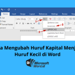 cara mengkapitalkan huruf di word