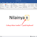 3 Cara Cepat Mengetik Kurang Lebih di Word yang Jarang Diketahui (2026)