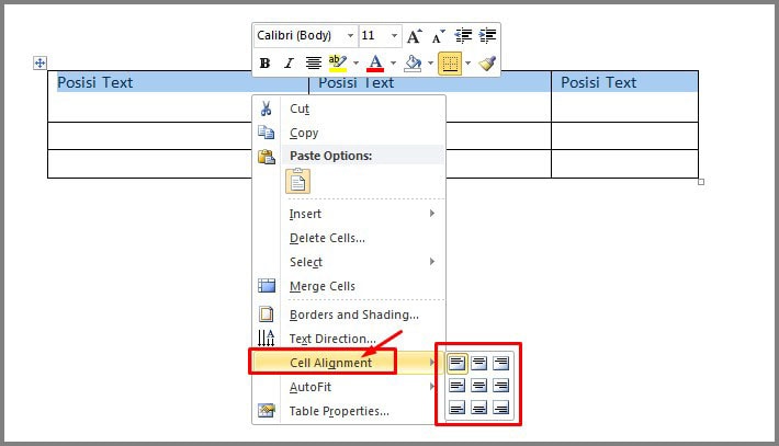 Tutorial Cara Membuat Mengatur Tabel Di Microsoft Word