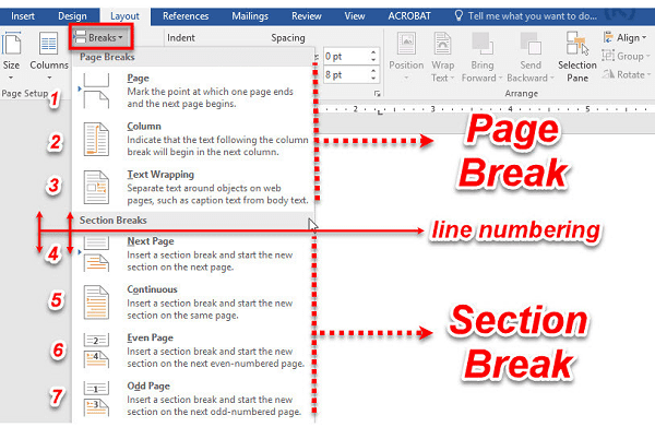 Membuat Section Break di Word Panduan Lengkap Untuk Pemula Membuat Section Break di Word Panduan Lengkap Untuk Pemula
