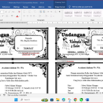 3 Trik Rahasia Cara Membuat Undangan di Word 1 Lembar Jadi 2, Wajib Tahu!