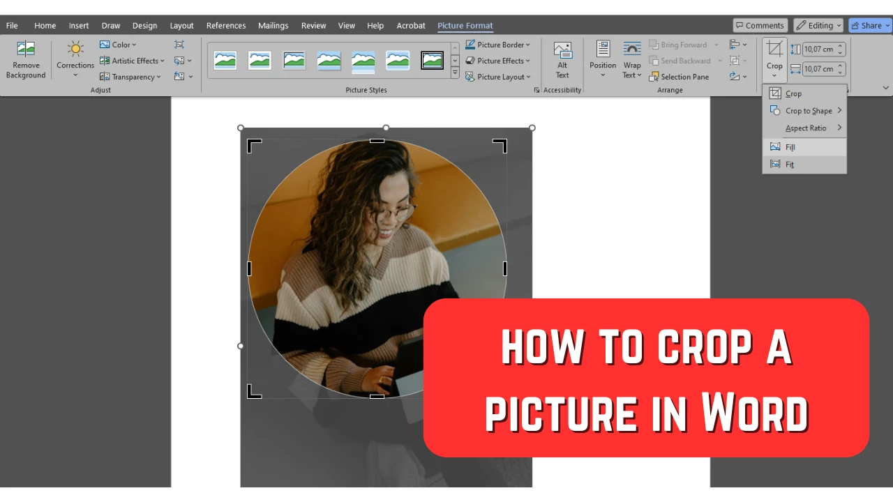 Ms Word Crop Picture Show Crop Marks Each Page In Word Office Watch