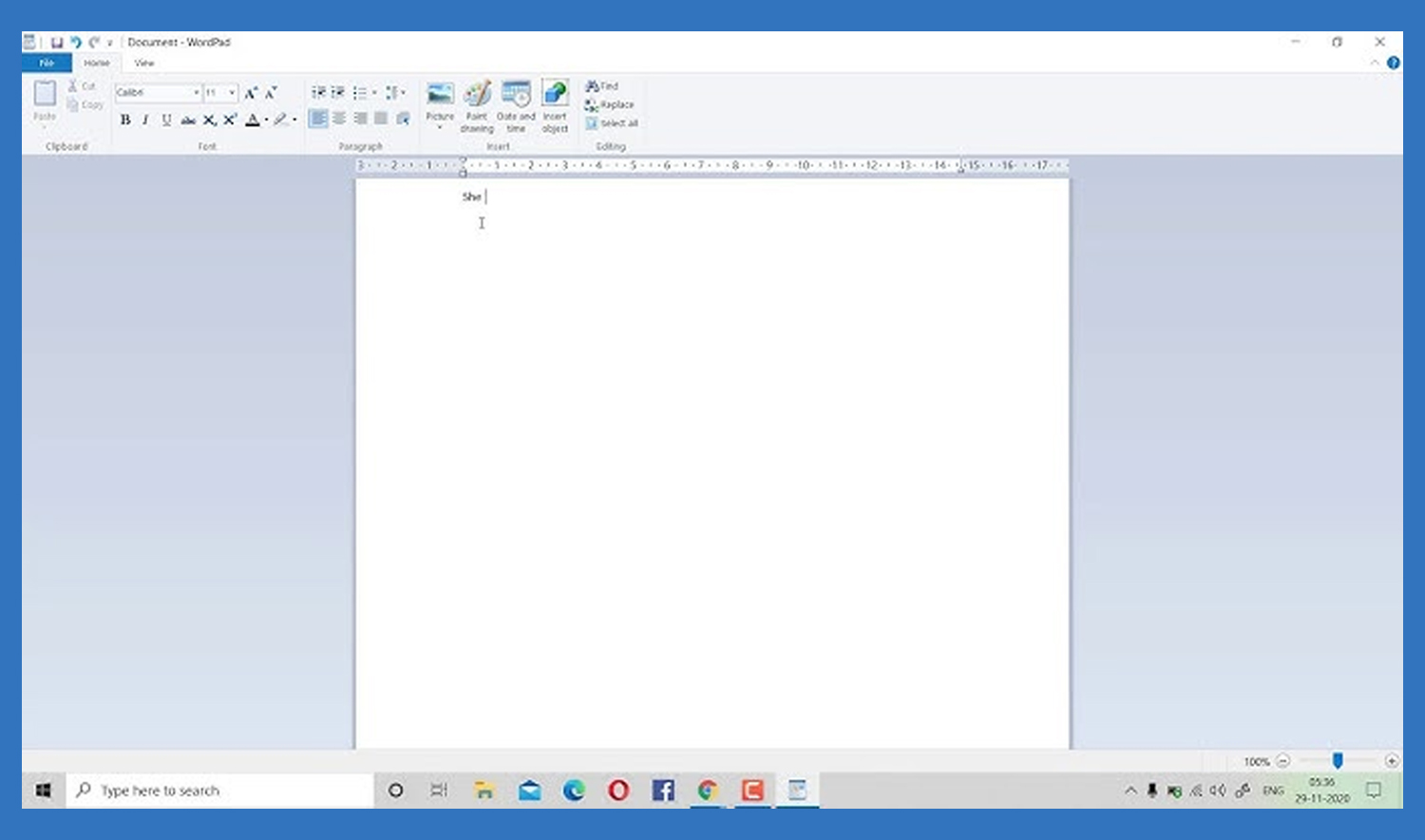 Wordpad Interface Office Tutorial