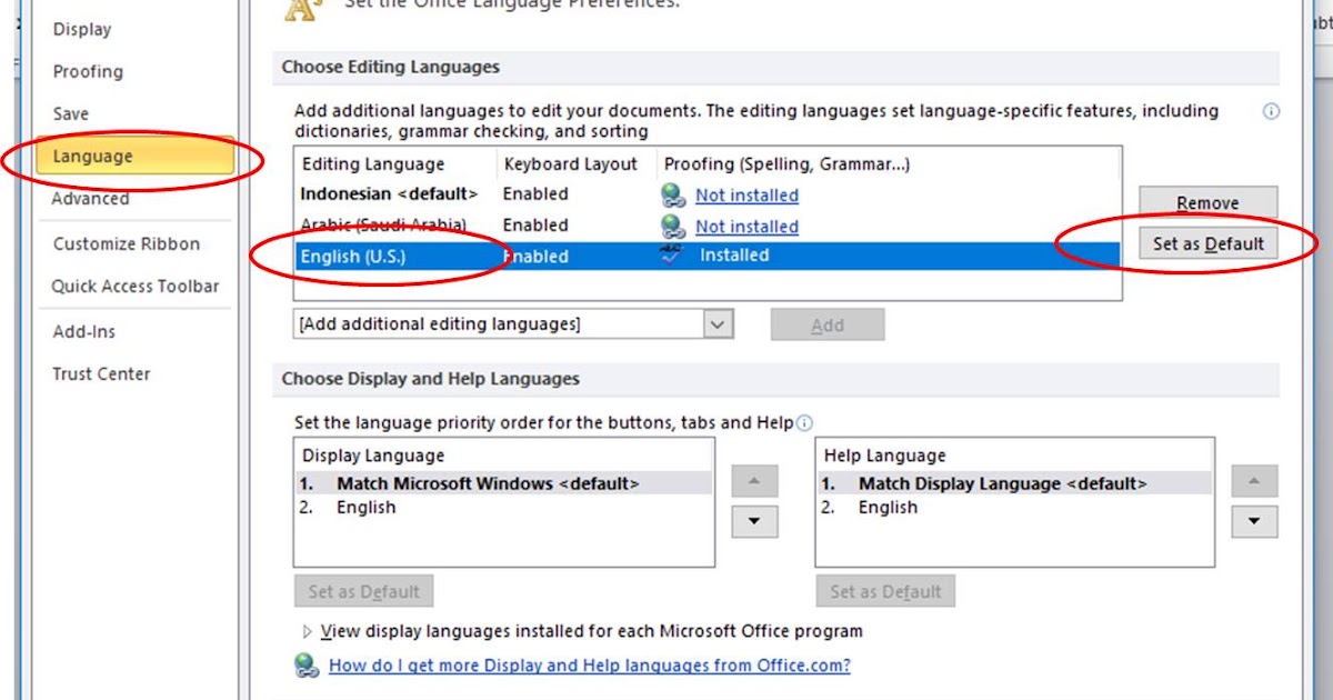 3 Cara Mengubah Bahasa Indonesia pada MS Word Agar Typo Otomatis Terdeteksi