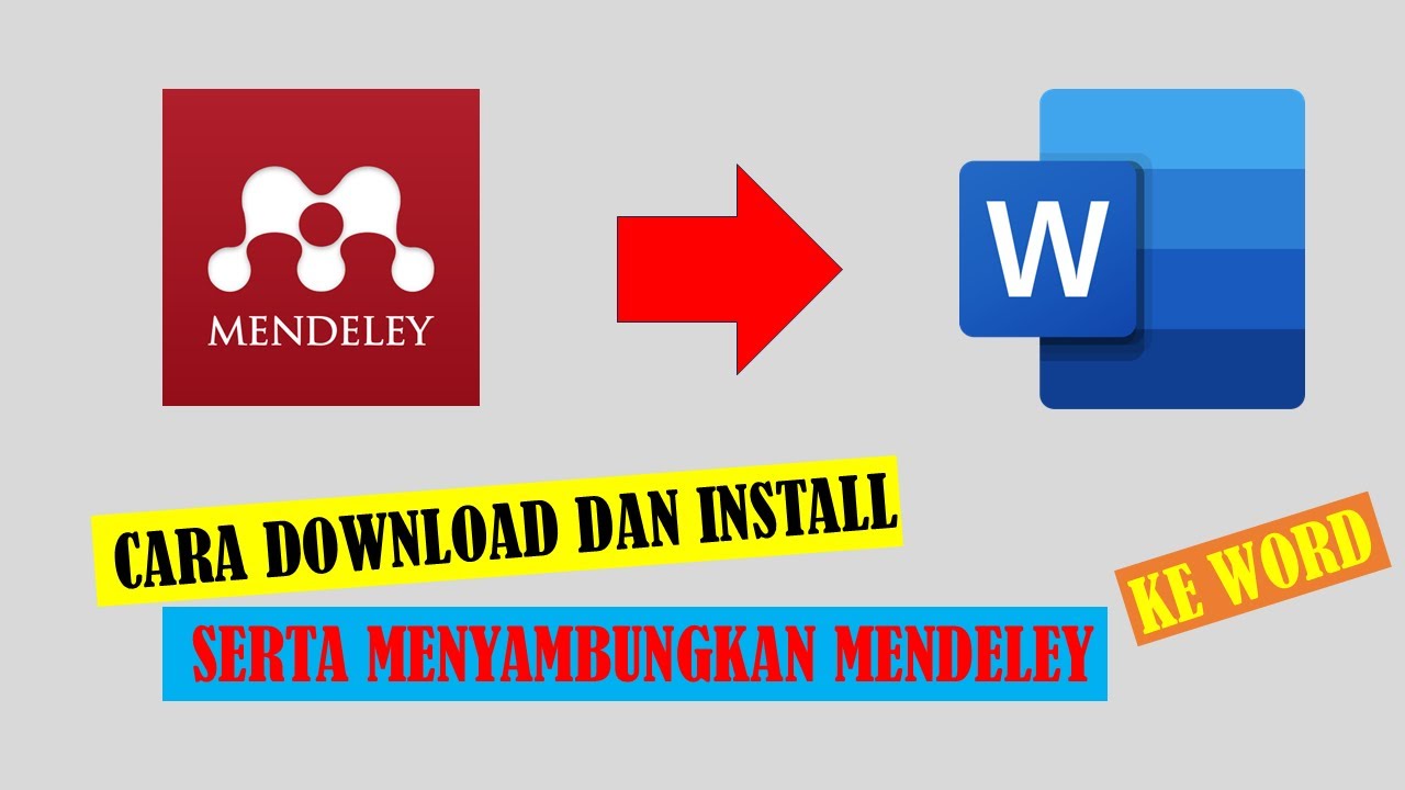 CARA DOWNLOAD DAN INSTALL SERTA MENYAMBUNGKAN MENDELEY KE WORD - YouTube CARA DOWNLOAD DAN INSTALL SERTA MENYAMBUNGKAN MENDELEY KE WORD - YouTube