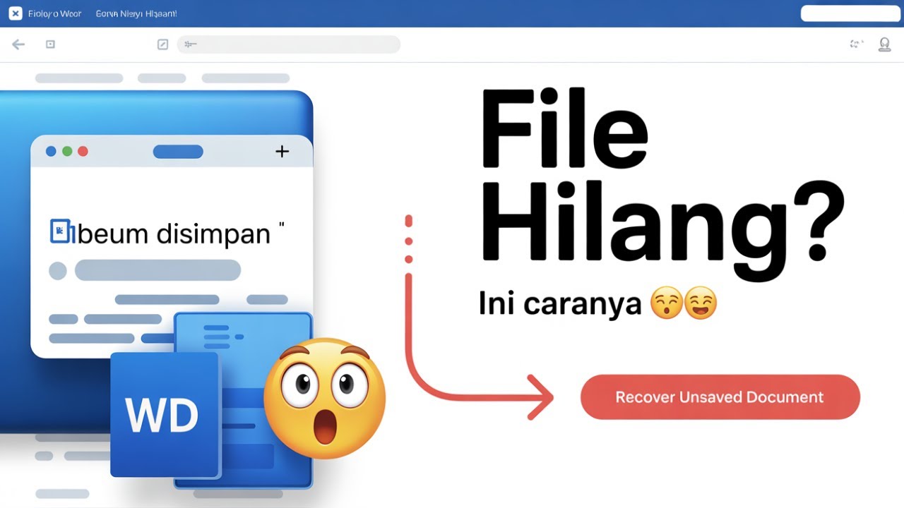 cara mengembalikan file yang tidak tersimpan di word - YouTube cara mengembalikan file yang tidak tersimpan di word - YouTube