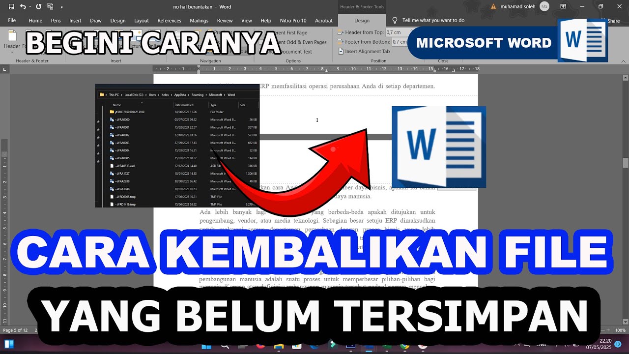 5 Cara Mengembalikan Word yang Belum Tersimpan di Laptop, Ternyata Mudah