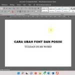 5 Cara Mudah Mengubah Posisi Ketikan di MS Word Yang Jarang Diketahui 5 Cara Mudah Mengubah Posisi Ketikan di MS Word Yang Jarang Diketahui