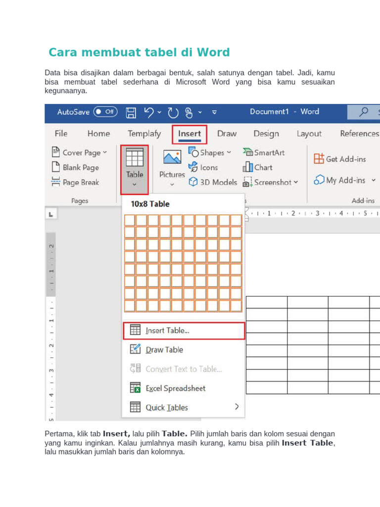 5 Cara Mudah Mengubah Posisi Tabel di Word dari Vertikal Menjadi Horizontal yang Jarang Diketahui