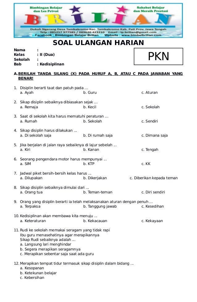 5 Fakta Mengejutkan Soal PTS PKN Kelas 3 Semester 2 yang Wajib Diketahui Guru