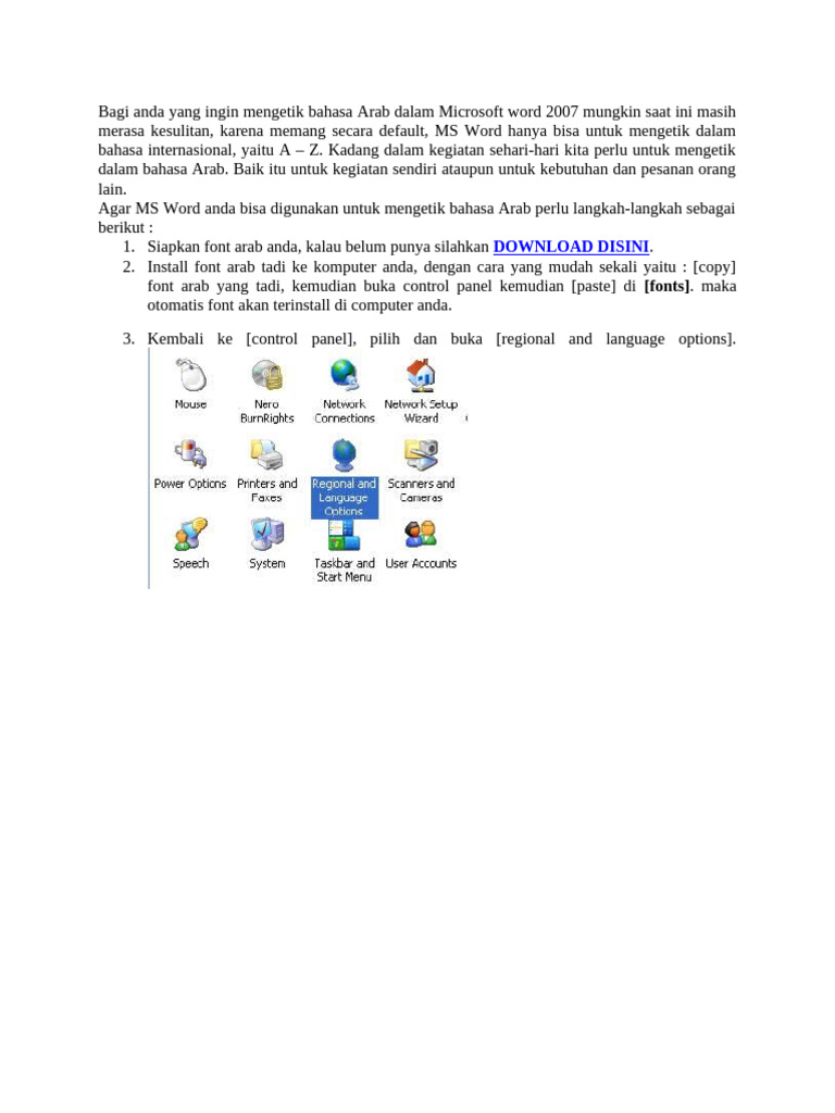 5 Langkah Mudah Cara Mengubah Bahasa Arab di Microsoft Word 2007, Ternyata Semudah Ini