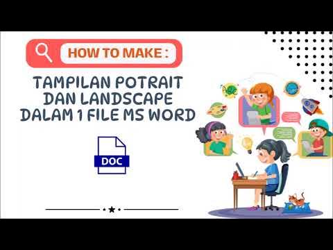 Ini Dia Rahasia Cara Mengubah Potrait di MS Word Ternyata Semudah 3 Langkah