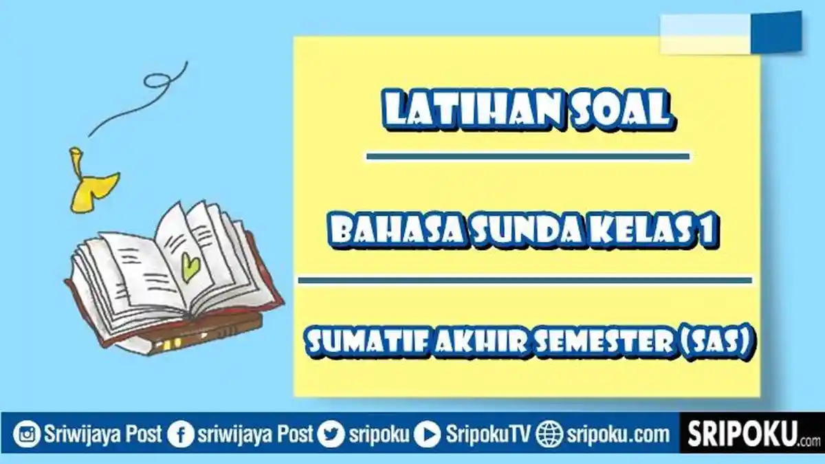 25 Soal Bahasa Sunda Kelas 1 SD Semester 2 Kurikulum Merdeka Jawaban 25 Soal Bahasa Sunda Kelas 1 SD Semester 2 Kurikulum Merdeka Jawaban
