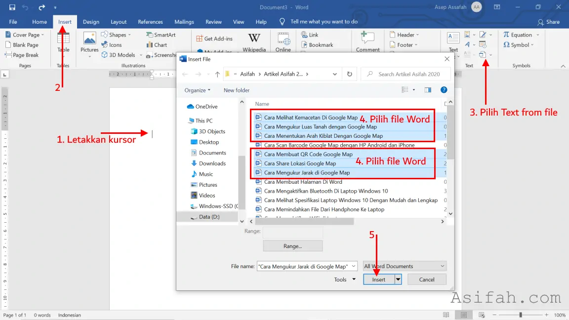 7 Rahasia cara satukan file word dan Atur Ukuran Kertas F4 Secara Praktis Sebelum Terlambat