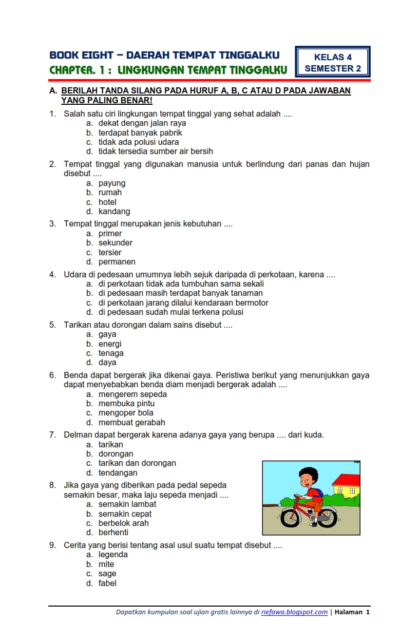 Akhirnya Mudah! 5 Cara Cepat Download Soal Tematik Kelas 4 Tema 8 Sub Tema 1 Sebelum Ujian
