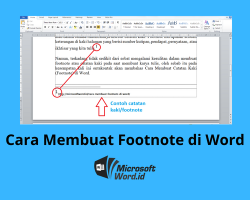 Ini Cara Membuat Footnote di Word dengan Benar