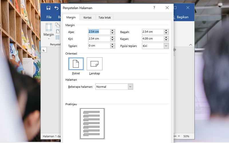Cara Mengubah Potrait dan Landscape pada 1 Word dalam Satu File, Ternyata Mudah Tanpa Ribet