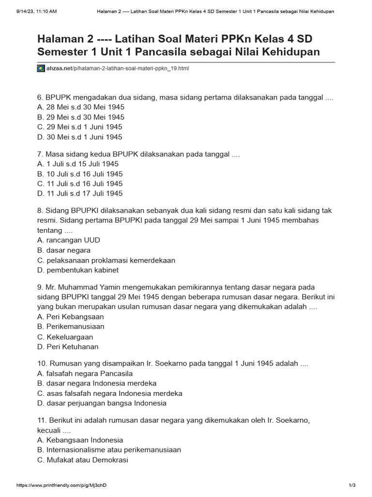 Terbukti 5 Cara Menguasai Soal PKN Kelas 4 Semester 1 dan Kunci Jawaban Sekarang