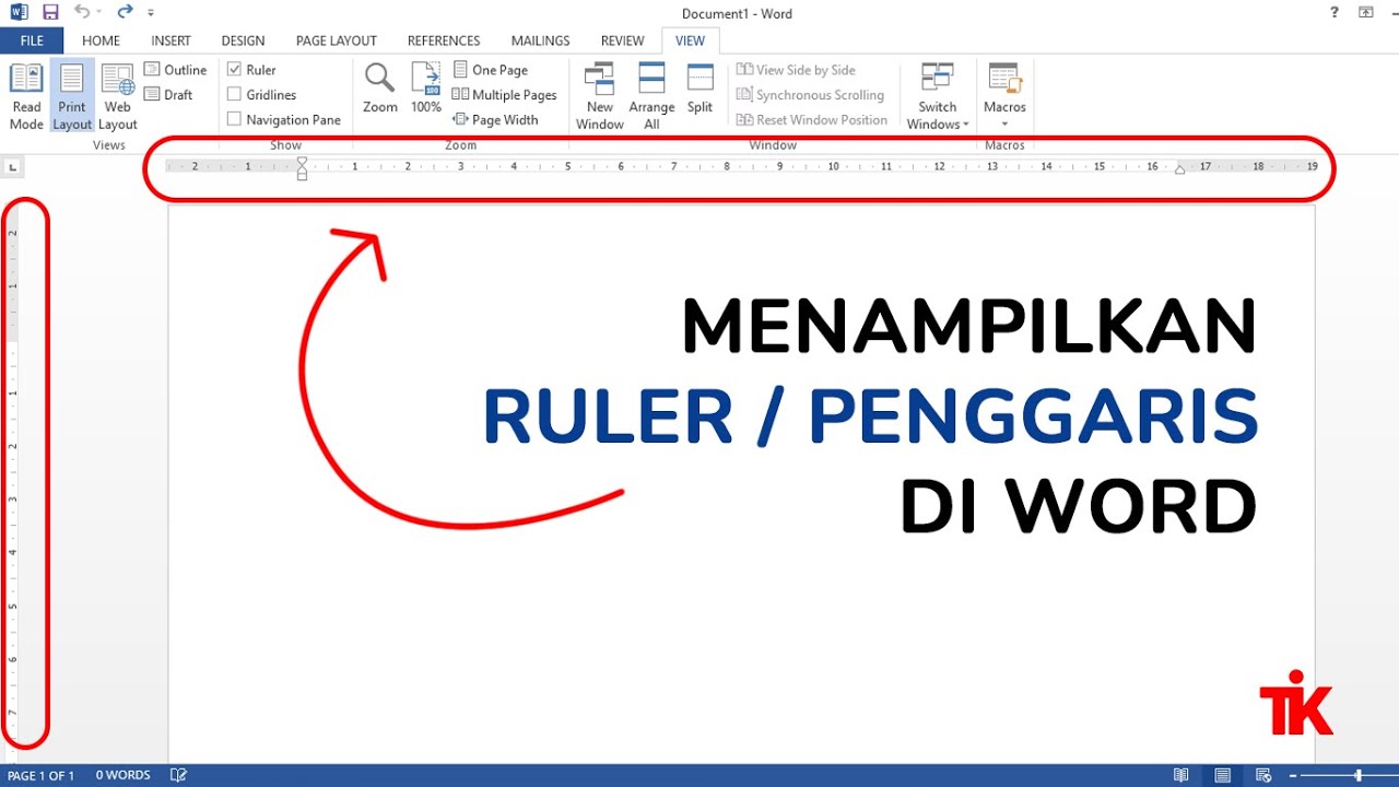 Terbukti 5 Langkah Mudah Cara Memunculkan Penggaris di Microsoft Word Sebelum Deadline Tiba