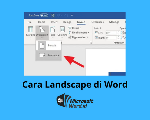 Terbukti 5 Rahasia Cara Mengubah Word Jadi Landscape Tanpa Ribet dan Cepat