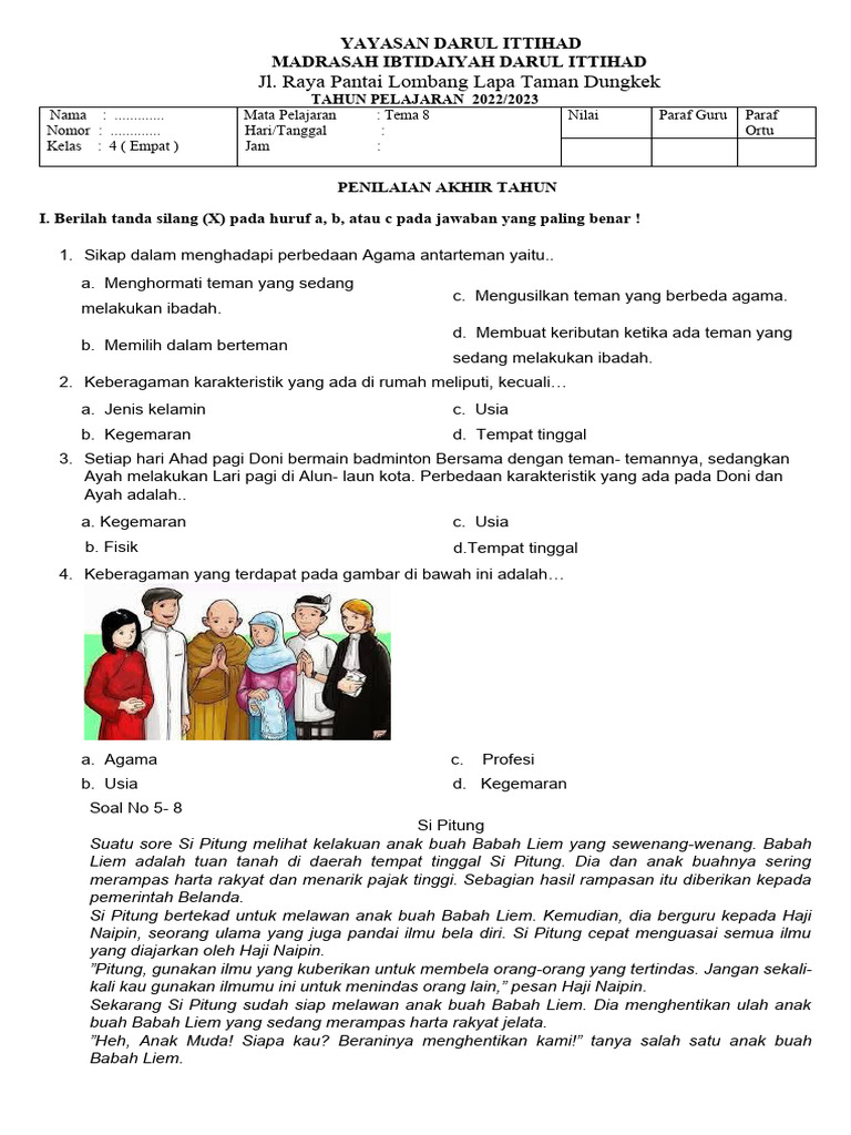 Rahasia Dapatkan Download Soal Tematik Kelas 4 Tema 8 Sub Tema 3 dengan 5 Langkah Cepat