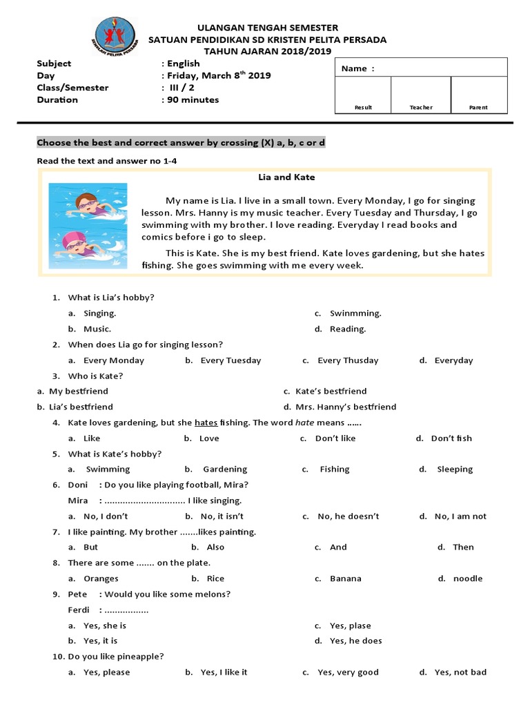 Wajib Tahu Contoh Soal Bahasa Inggris Kelas 3 Tentang Toys and Games Agar Anak Makin Pintar